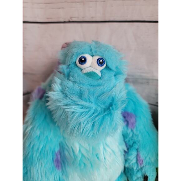Monsters Inc. Sully & Mike Wazowski Stuffed Plush 15” Disney Store Pixar Set - Picture 3 of 9